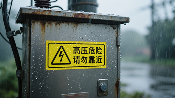 Outdoor waterproof and heat-resistant label material